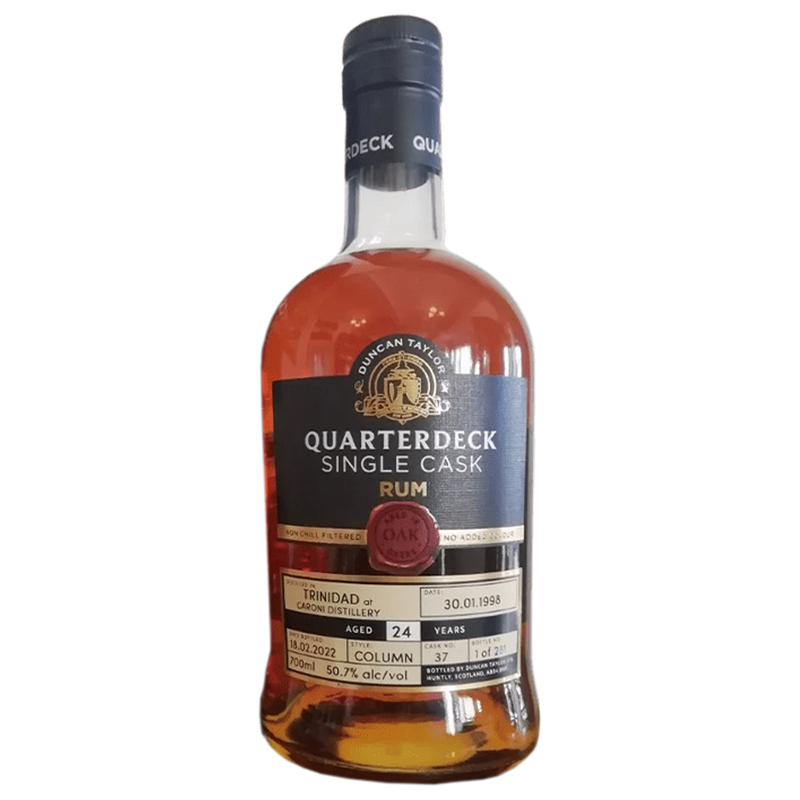 Quarterdeck Single Cask Trinidad Rum Caroni Distillery 24 Year Old