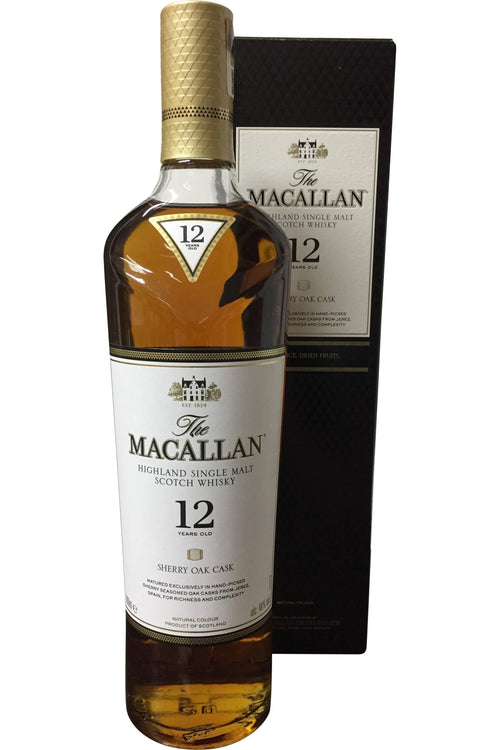Macallan 12 Year Old Sherry Oak Cask Whisky