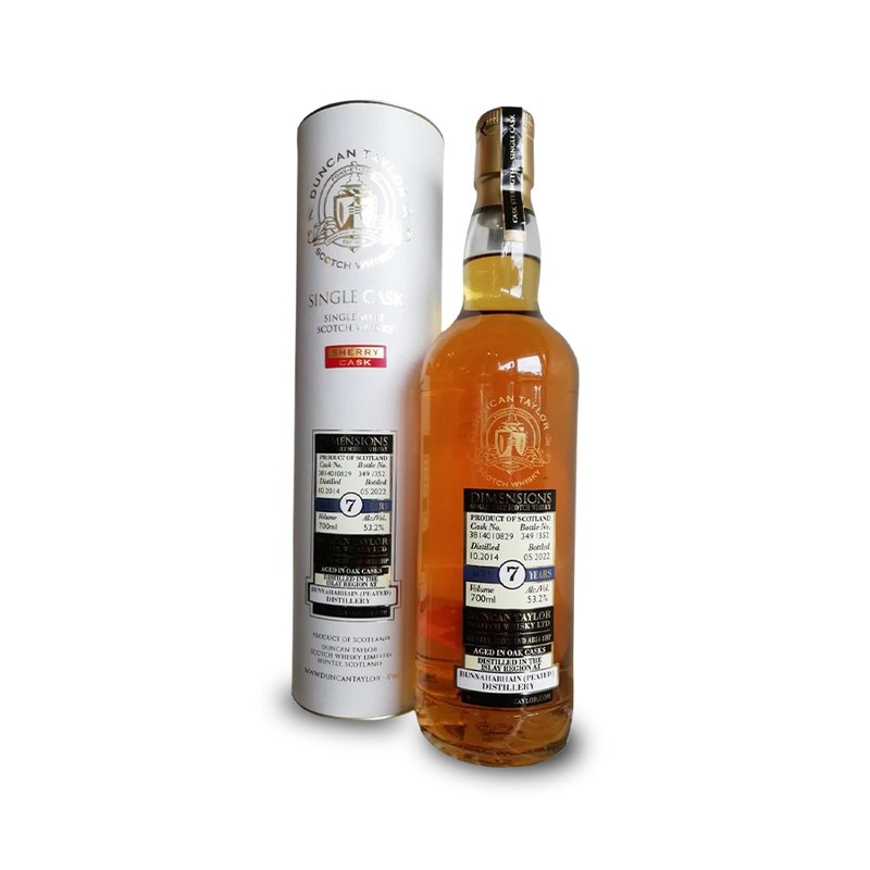 Duncan Taylor Single Cask Bunnahabhain Peated Sherry 7 Year Old