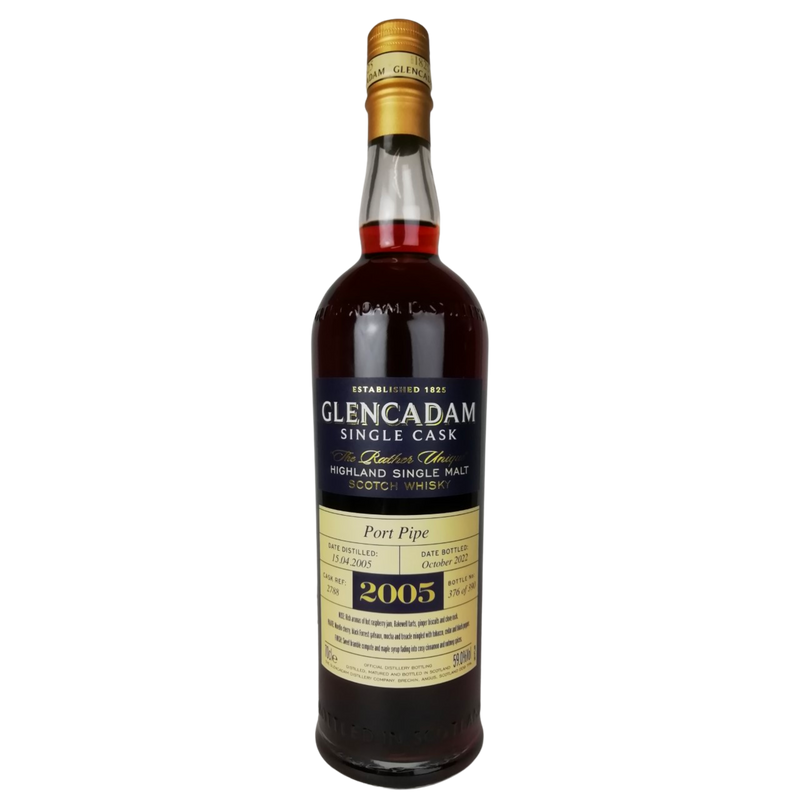 Glencadam Single Cask 2005 Port Pipe